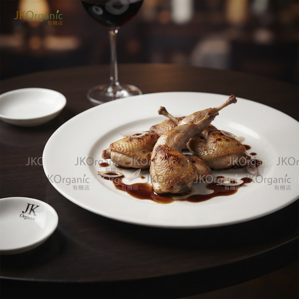 香煎鵪鶉髀配黑醋汁食譜｜法國無激素鵪鶉髀 Pan-Seared Quail Legs Balsamic
