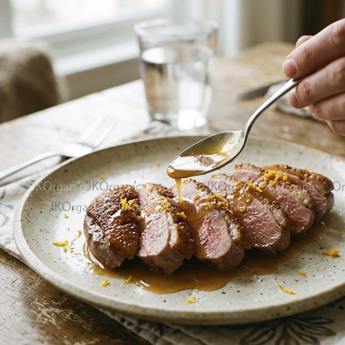 香橙煎鴨胸食譜｜正鴨無激素有皮鴨胸 Orange-Glazed Duck Breast