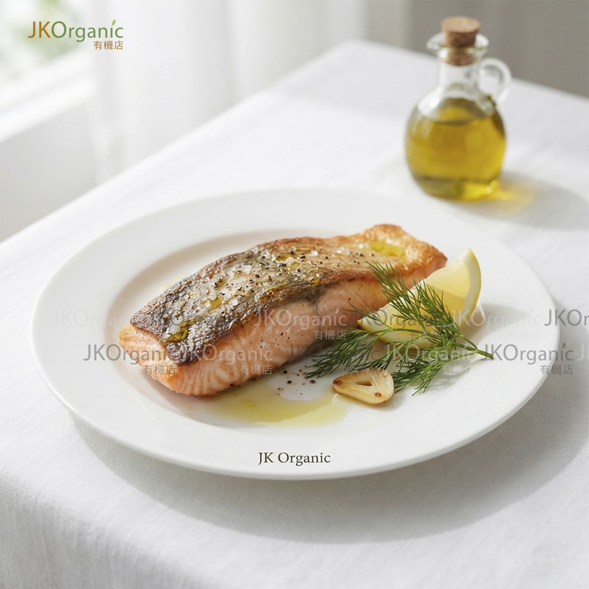 橄欖油檸檬香煎三文魚食譜｜初榨橄欖油 Olive Oil Lemon Salmon