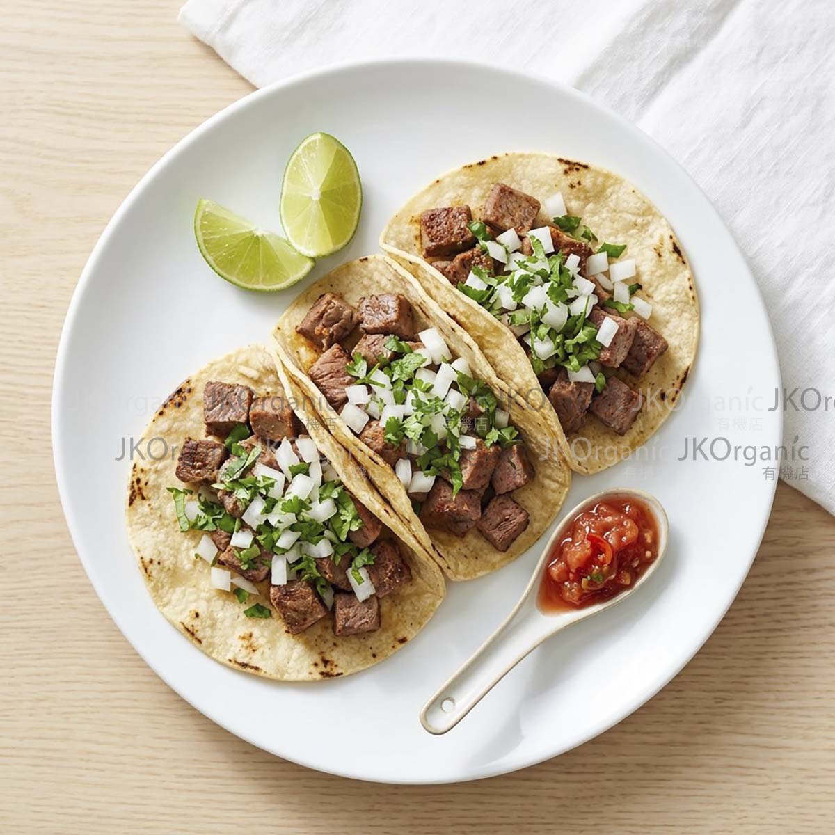 墨西哥牛脷他可餅食譜｜澳洲有機無激素牛脷切片 Organic Beef Tongue Tacos Lengua