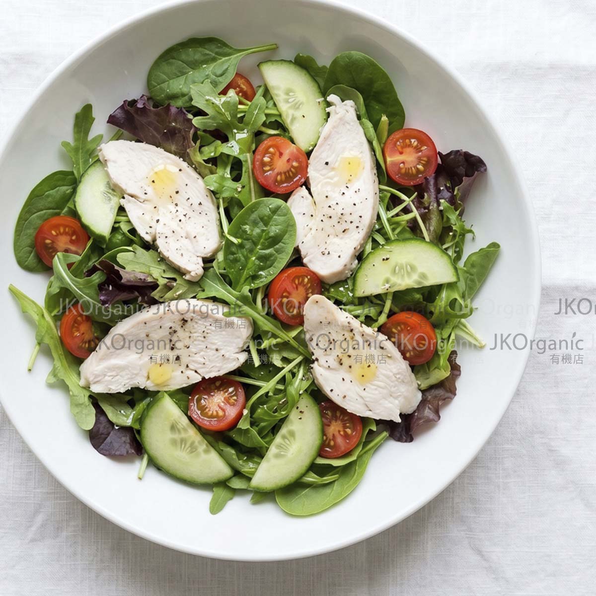 低脂雞胸沙律食譜｜紐西蘭有機無激素雞胸 Lean Organic Chicken Breast Salad