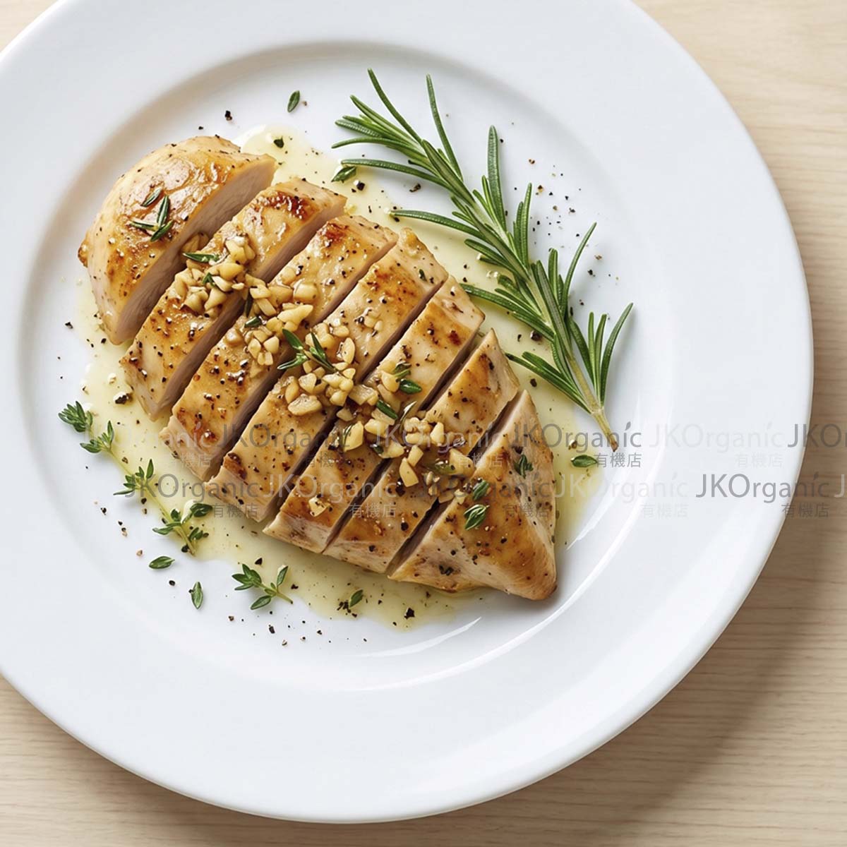 蒜蓉香草煎雞胸食譜｜紐西蘭有機無激素雞胸 Garlic Herb Organic Chicken Breast