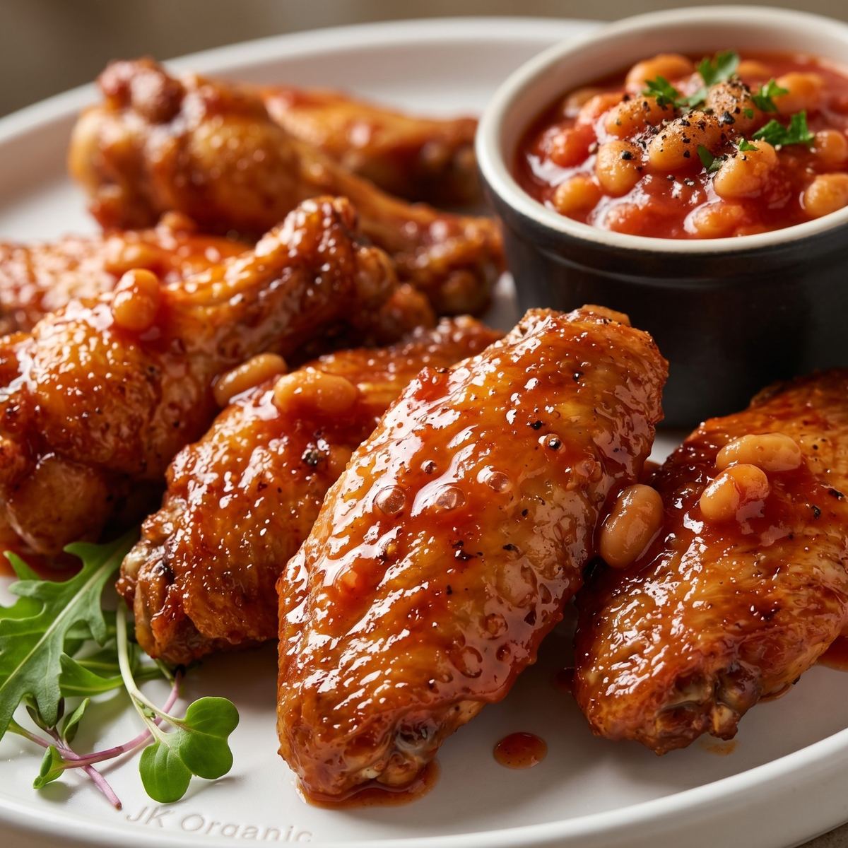 茄汁豆雞翼食譜｜紐西蘭有機無激素雞中翼 Tomato Baked Bean Organic Chicken Wings