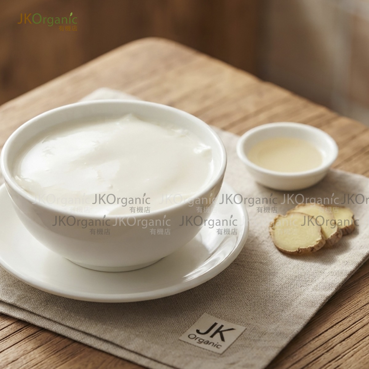 薑汁鮮奶凍食譜｜Daioni 有機全脂牛奶 Ginger Milk Jelly
