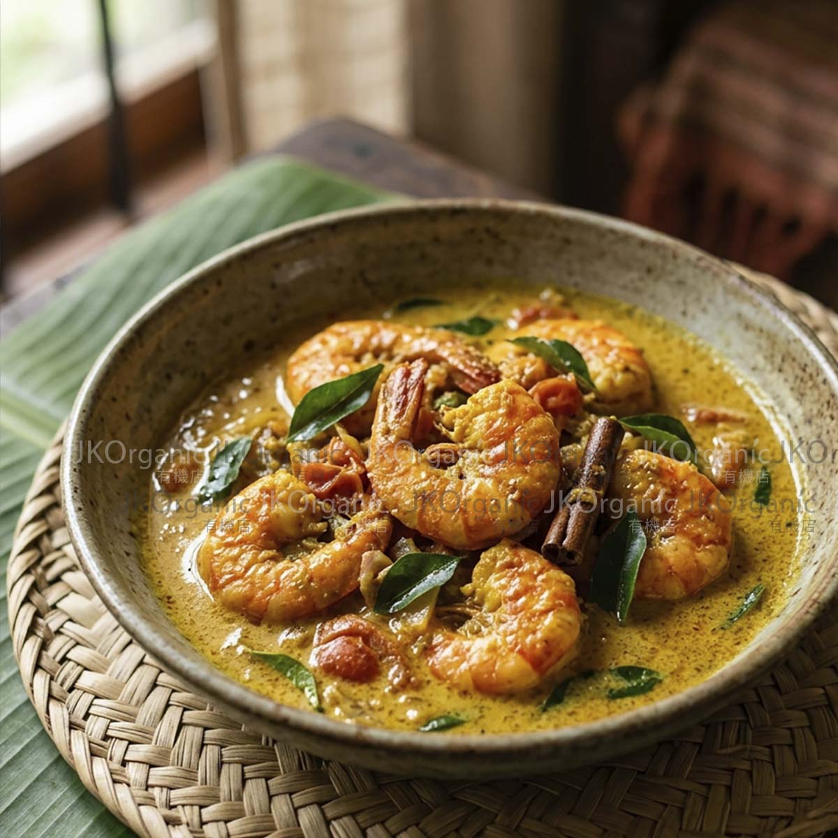 斯里蘭卡椰香咖喱蝦食譜｜海中寶虎蝦仁 Sri Lankan Coconut Curry Prawns