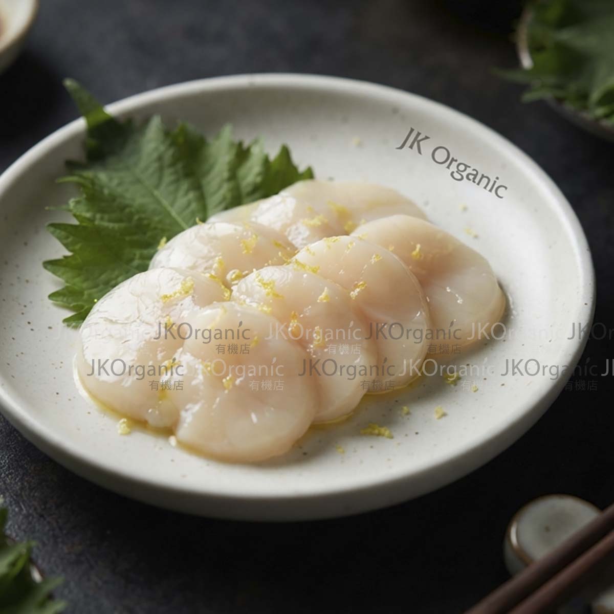香檸帶子刺身食譜｜加拿大刺身級野生大西洋帶子 Scallop Sashimi with Citrus Ponzu
