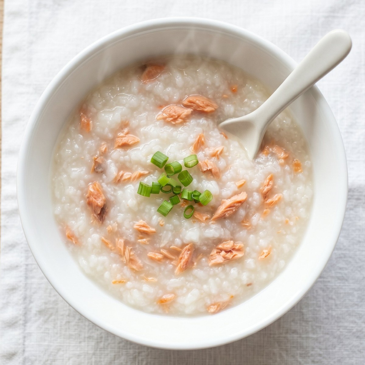 三文魚肉碎粥食譜｜加拿大野生紅三文魚（小朋友）Wild Salmon Congee for Kids