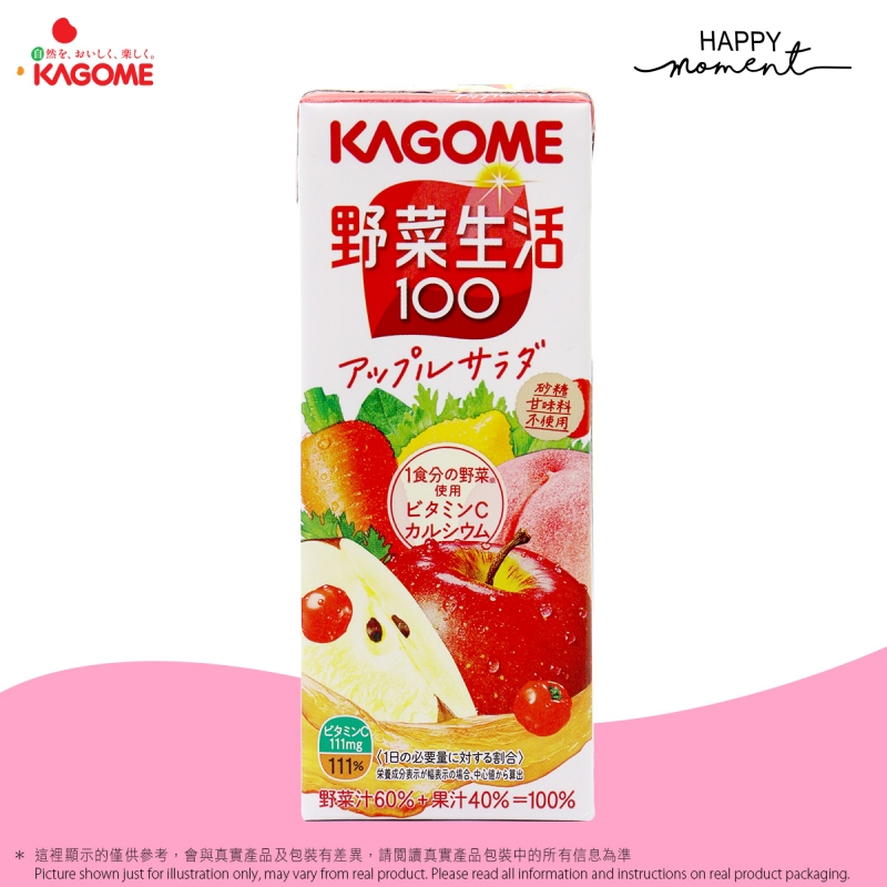 日本 野菜生活100 蘋果 蔬菜混合汁  /0551