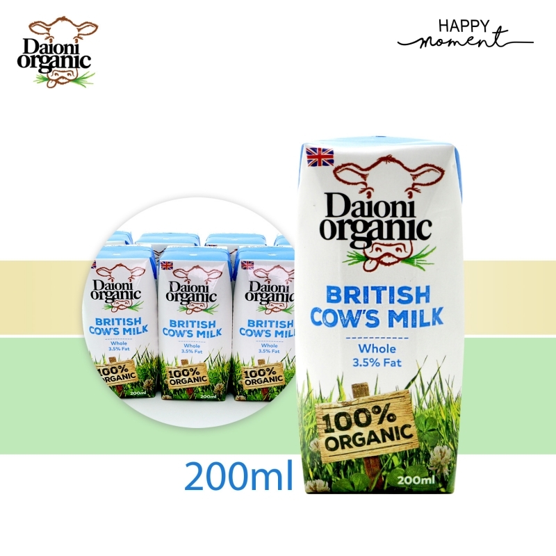 Daioni 有機全脂牛奶 Daioni Organic Whole Milk, UHT