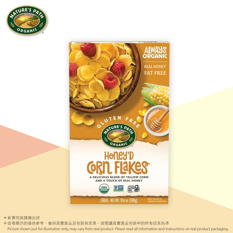 有機玉米脆片蜂蜜味早餐 Organic Honey'd Corn Flakes