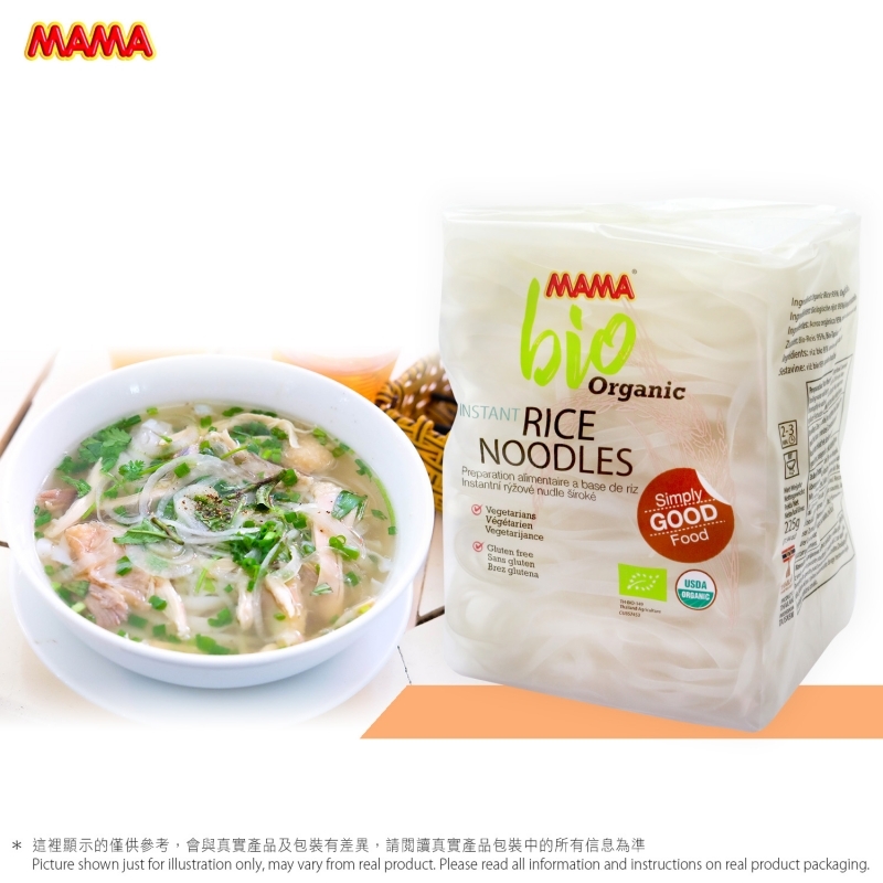 媽媽牌有機快食河粉 MAMA Instant Organic Rice Noodles