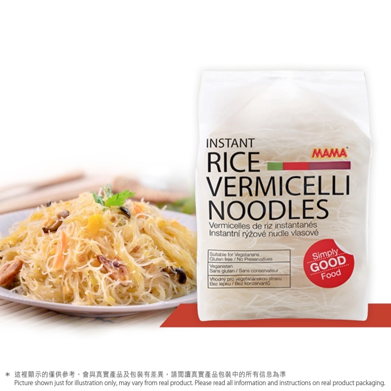媽媽牌泰國快熟米粉 (不含麩質) MAMA Thai Instant Rice Vermicelli Noodles(Gluten Free)