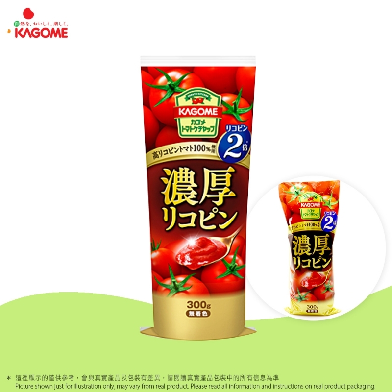 Kagome 高茄紅素 濃厚蕃茄醬  /6898 Kagome Rich Lycopene Ketchup