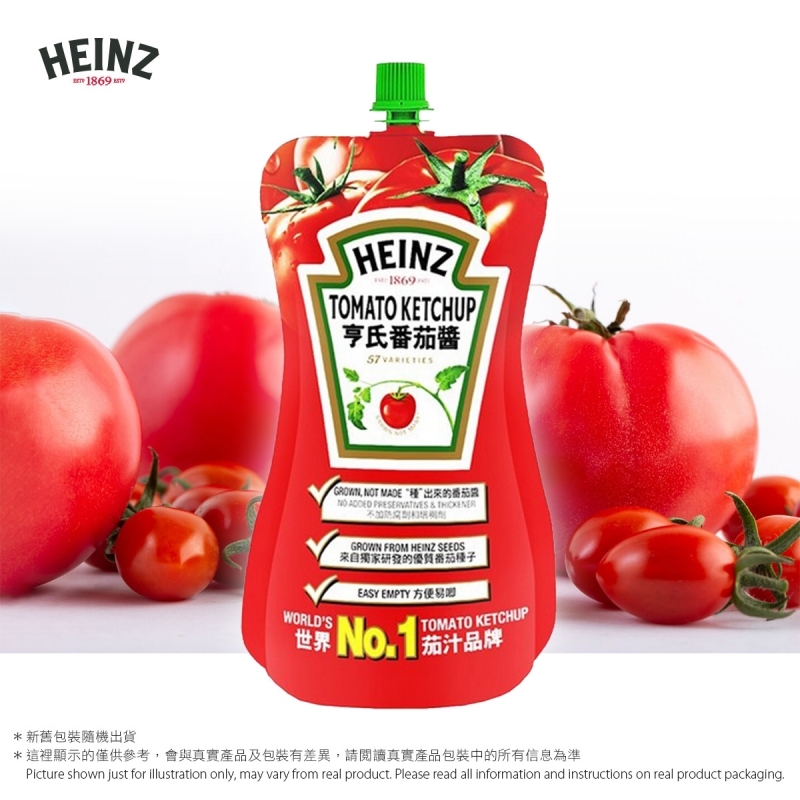 亨氏 - 唧唧包茄汁(番茄醬) Pouch Ketchup