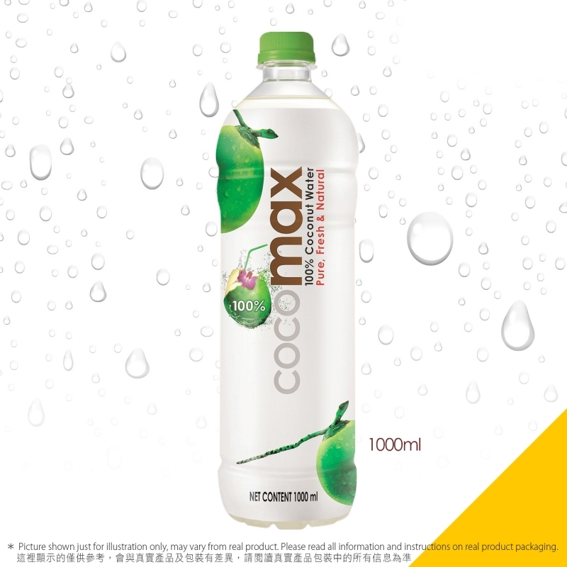 1公升純椰子水 100%純.真 -天然椰子水 泰國第一暢銷品牌 100% Coconut Water 1Lx12 ,Thailand No.1 Best Seller